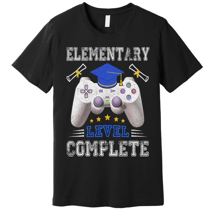 Elementary Level Complete Class Of 2024 Graduation Premium T-Shirt