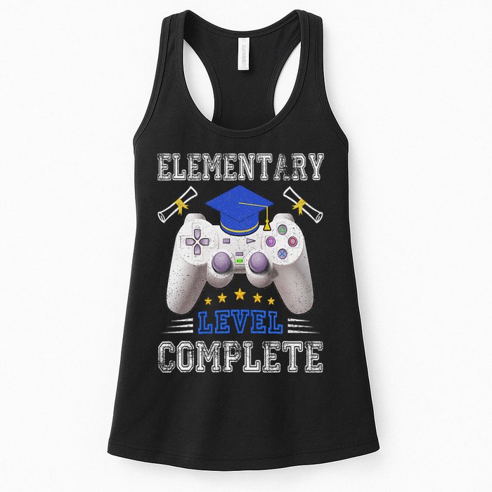 Elementary Level Complete Class Of 2024 Graduation Womens Tank Top