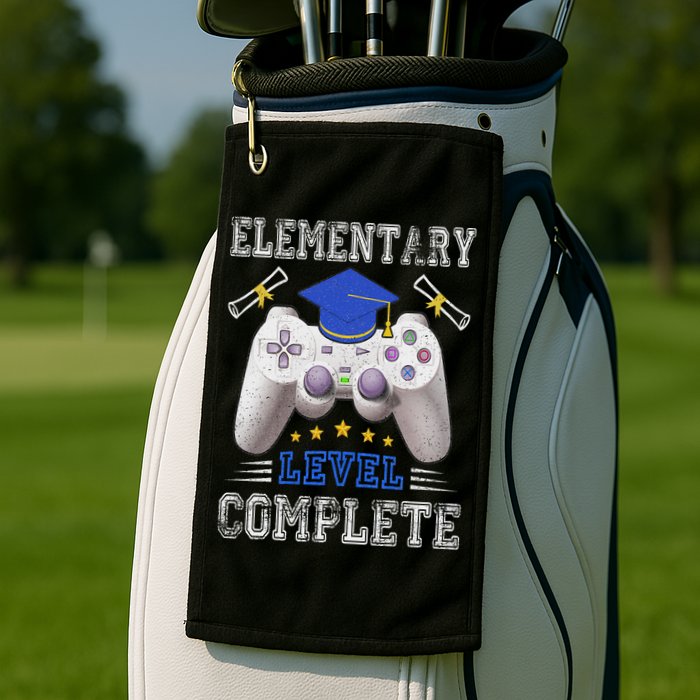 Elementary Level Complete Class Of 2024 Graduation Golf Towel