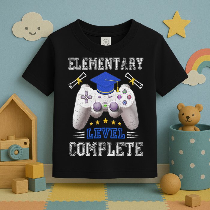 Elementary Level Complete Class Of 2024 Graduation Toddler T-Shirt