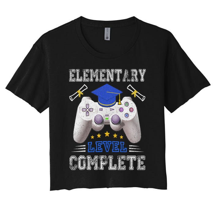 Elementary Level Complete Class Of 2024 Graduation Crop Top
