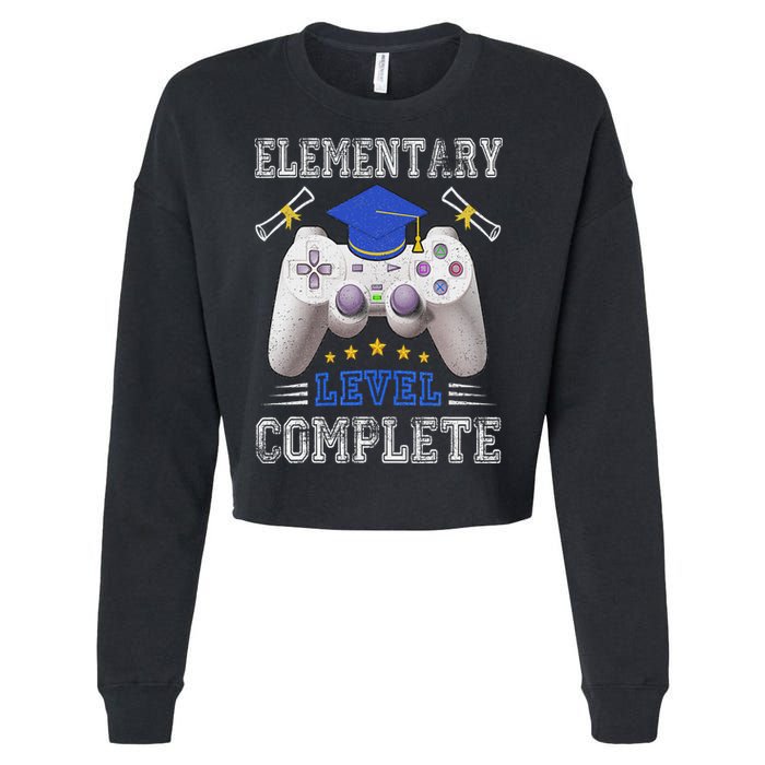 Elementary Level Complete Class Of 2024 Graduation Cropped Pullover Crew