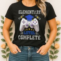 Elementary Level Complete Class Of 2024 Graduation Womens T-Shirt