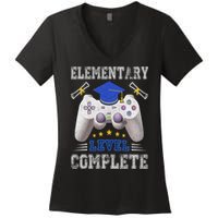 Elementary Level Complete Class Of 2024 Graduation Women's V-Neck T-Shirt