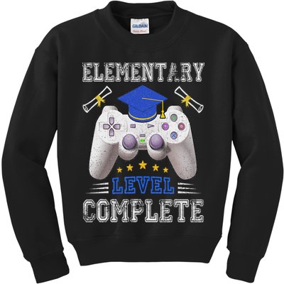 Elementary Level Complete Class Of 2024 Graduation Kids Sweatshirt