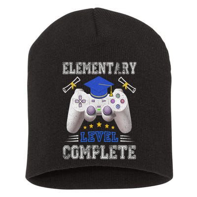 Elementary Level Complete Class Of 2024 Graduation Short Acrylic Beanie