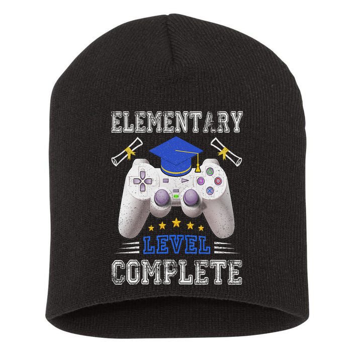Elementary Level Complete Class Of 2024 Graduation Short Acrylic Beanie