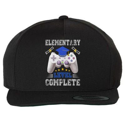 Elementary Level Complete Class Of 2024 Graduation Wool Snapback Cap