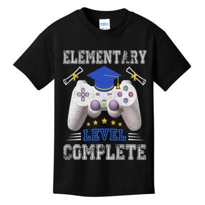 Elementary Level Complete Class Of 2024 Graduation Kids T-Shirt
