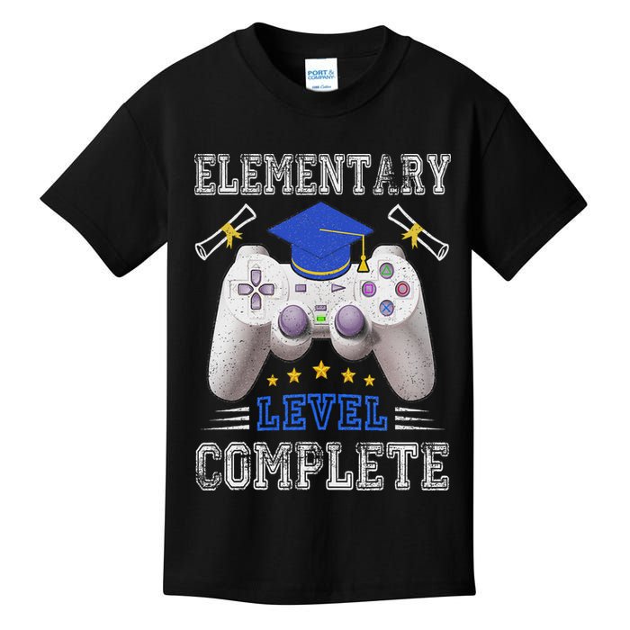 Elementary Level Complete Class Of 2024 Graduation Kids T-Shirt