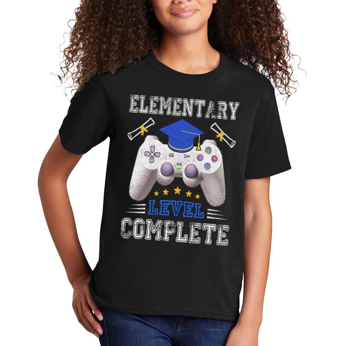 Elementary Level Complete Class Of 2024 Graduation Kids T-Shirt