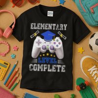 Elementary Level Complete Class Of 2024 Graduation Kids T-Shirt