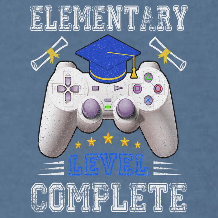 Elementary Level Complete Class Of 2024 Graduation Garment-Dyed Sweatshirt