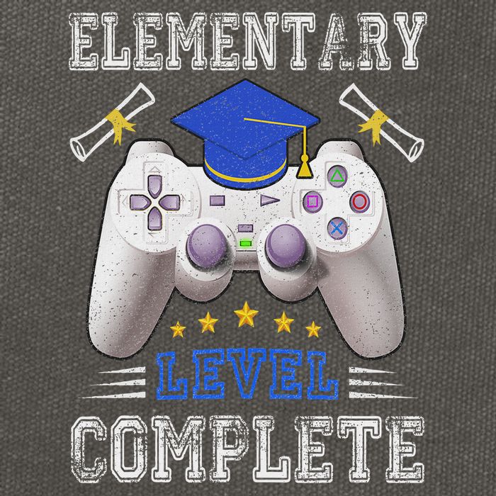 Elementary Level Complete Class Of 2024 Graduation Cotton Canvas Backpack