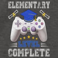 Elementary Level Complete Class Of 2024 Graduation Vector Backpack