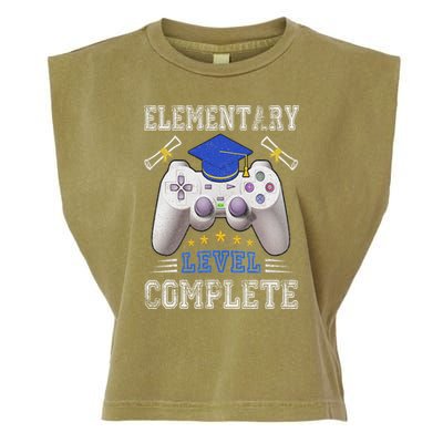 Elementary Level Complete Class Of 2024 Graduation Garment-Dyed Women's Muscle Tee