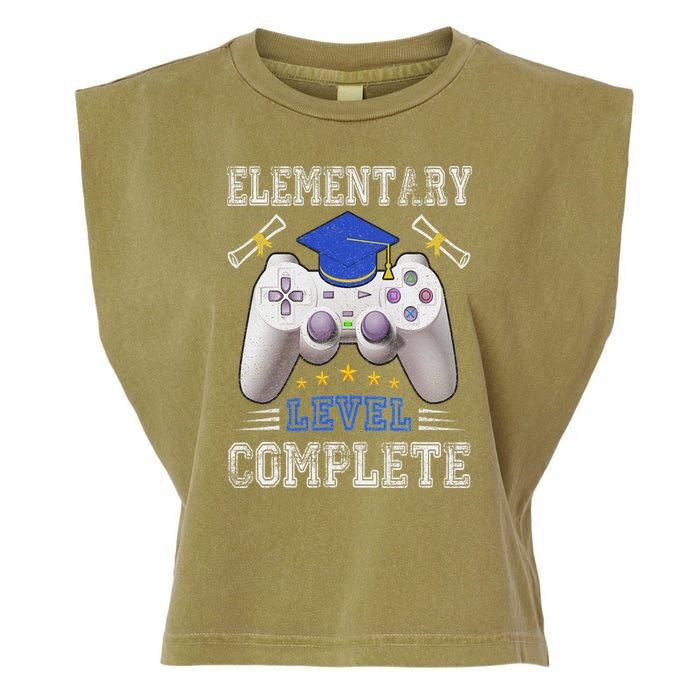 Elementary Level Complete Class Of 2024 Graduation Garment-Dyed Women's Muscle Tee