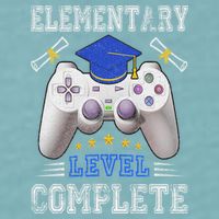 Elementary Level Complete Class Of 2024 Graduation Sueded Cloud Jersey T-Shirt