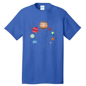 Earth Lover Celestial Body Fan Funny Galaxy Exploration Club Gift Tall T-Shirt