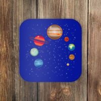 Earth Lover Celestial Body Fan Funny Galaxy Exploration Club Gift Coaster