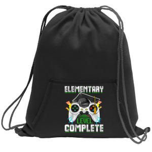 Elementary Level Complete Gamer Graduation Video Games Sweatshirt Cinch Pack Bag