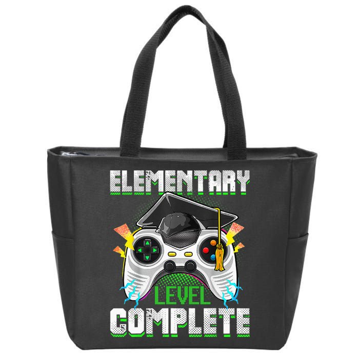 Elementary Level Complete Gamer Graduation Video Games Zip Tote Bag