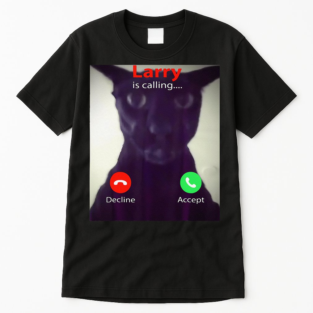 Evil Larry Cat Meme Cat Lover Cat Mom Cat Dad S Tall T-Shirt