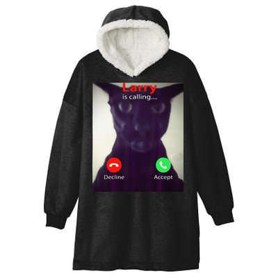 Evil Larry Cat Meme Cat Lover Cat Mom Cat Dad S Hooded Wearable Blanket