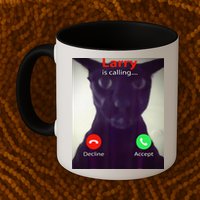 Evil Larry Cat Meme Cat Lover Cat Mom Cat Dad S Mug