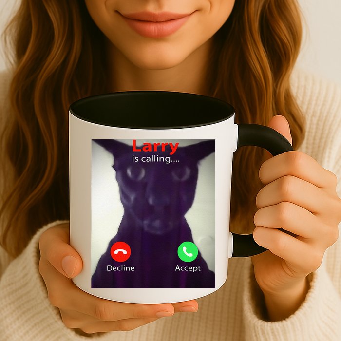 Evil Larry Cat Meme Cat Lover Cat Mom Cat Dad S Mug