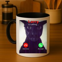 Evil Larry Cat Meme Cat Lover Cat Mom Cat Dad S Mug