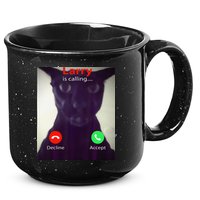 Evil Larry Cat Meme Cat Lover Cat Mom Cat Dad S 15oz Campfire Ceramic Mug