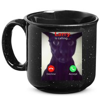 Evil Larry Cat Meme Cat Lover Cat Mom Cat Dad S 15oz Campfire Ceramic Mug