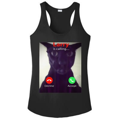Evil Larry Cat Meme Cat Lover Cat Mom Cat Dad S Ladies PosiCharge Competitor Racerback Tank