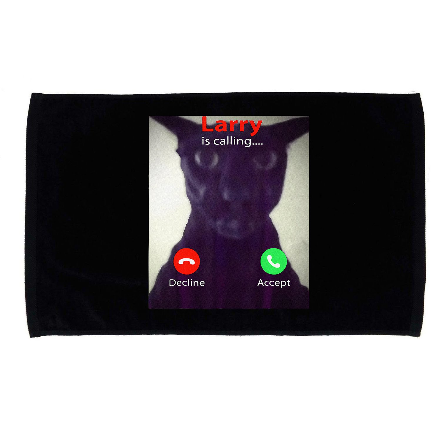 Evil Larry Cat Meme Cat Lover Cat Mom Cat Dad S Microfiber Hand Towel