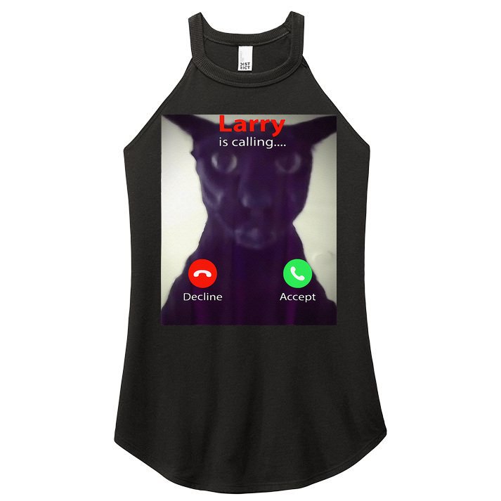 Evil Larry Cat Meme Cat Lover Cat Mom Cat Dad S Women's Perfect Tri Rocker Tank
