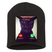 Evil Larry Cat Meme Cat Lover Cat Mom Cat Dad S Short Acrylic Beanie