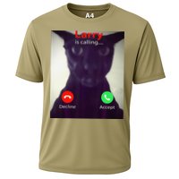 Evil Larry Cat Meme Cat Lover Cat Mom Cat Dad S Cooling Performance Crew T-Shirt