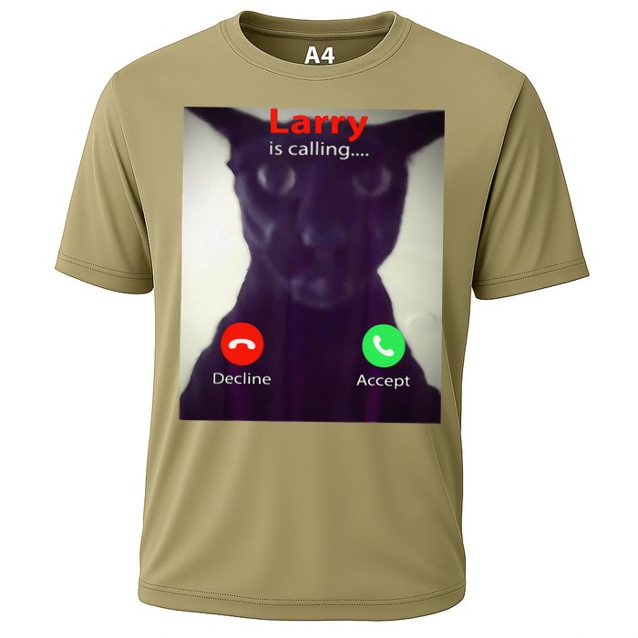 Evil Larry Cat Meme Cat Lover Cat Mom Cat Dad S Cooling Performance Crew T-Shirt