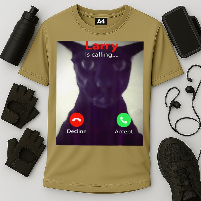 Evil Larry Cat Meme Cat Lover Cat Mom Cat Dad S Cooling Performance Crew T-Shirt
