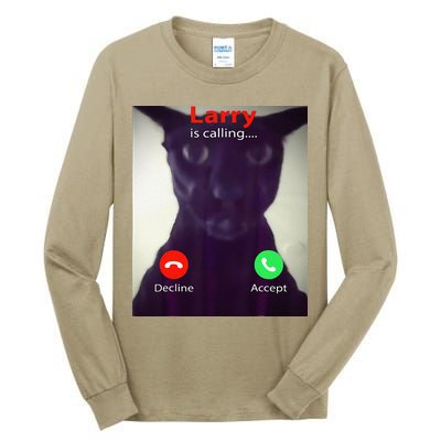 Evil Larry Cat Meme Cat Lover Cat Mom Cat Dad S Tall Long Sleeve T-Shirt