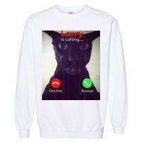 Evil Larry Cat Meme Cat Lover Cat Mom Cat Dad S Garment-Dyed Sweatshirt