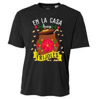 En La Casa Hay Frijoles Funny Mexican Mom Mexican Food Cooling Performance Crew T-Shirt