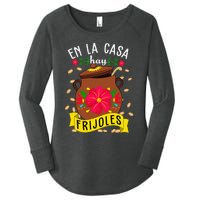 En La Casa Hay Frijoles Funny Mexican Mom Mexican Food Women's Perfect Tri Tunic Long Sleeve Shirt