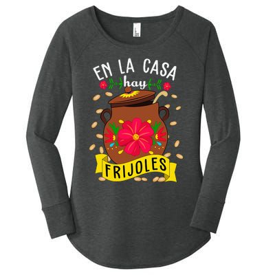 En La Casa Hay Frijoles Funny Mexican Mom Mexican Food Women's Perfect Tri Tunic Long Sleeve Shirt