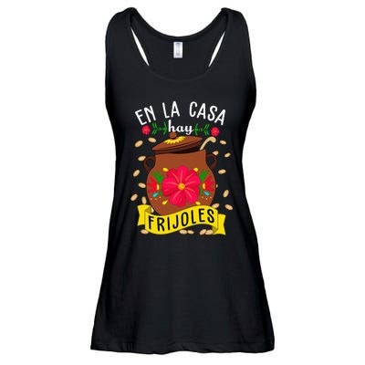 En La Casa Hay Frijoles Funny Mexican Mom Mexican Food Ladies Essential Flowy Tank