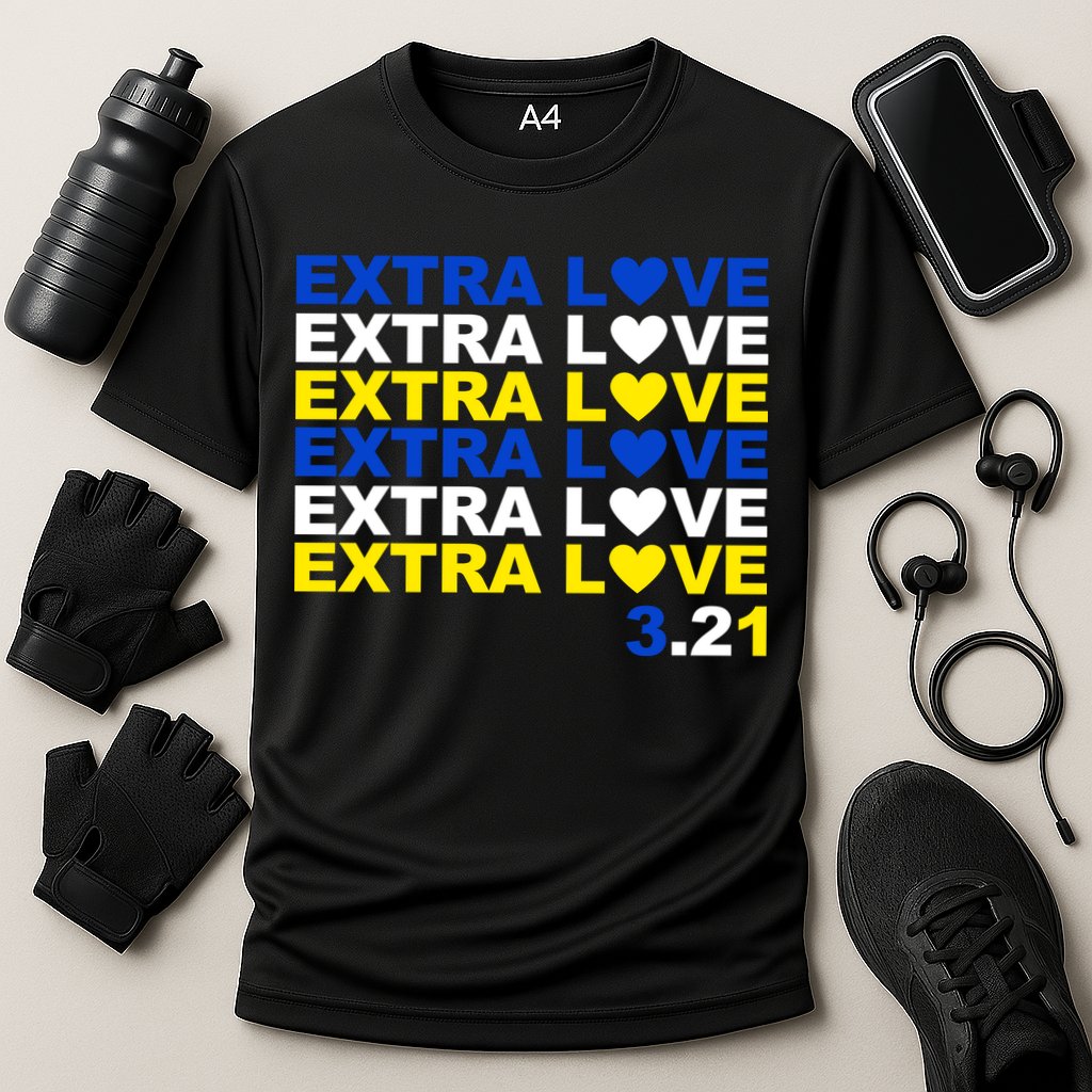 Extra Love Down Syndrome March Cooling Performance Crew T-Shirt