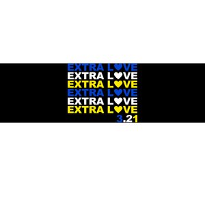 Extra Love Down Syndrome March Bumper Sticker