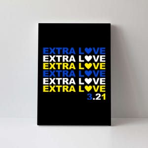 Extra Love Down Syndrome March Canvas