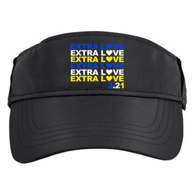 Extra Love Down Syndrome March Adult Drive Performance Visor